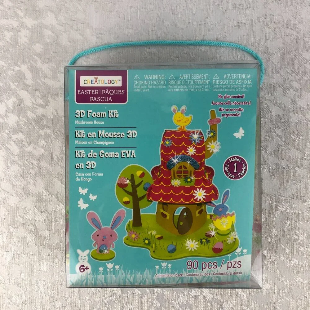 Creatology Easter Craft Kits: Paint Posters+3D Foam Kit+Plates+Felt Sewing NWT